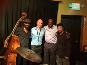 The Jeff Lawrence Quartet members Brad Jones, Dan Willis, Jeffrey Lawrence and Noel Sagerman